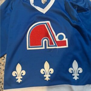 Vintage CCM Quebec Nordiques Jersey Medium